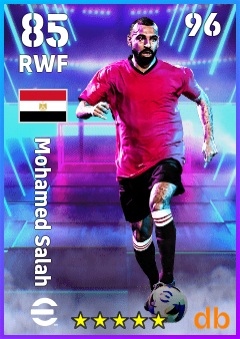 Mohamed Salah — RWF, OVR 85, MAX 96
