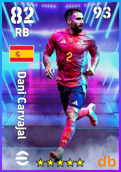 Dani Carvajal — RB, OVR 82, MAX 93