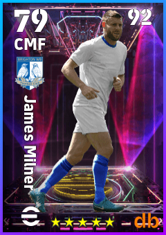 James Milner — CMF, OVR 79, MAX 92