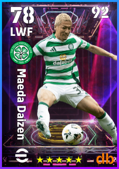 Maeda Daizen — LWF, OVR 78, MAX 92