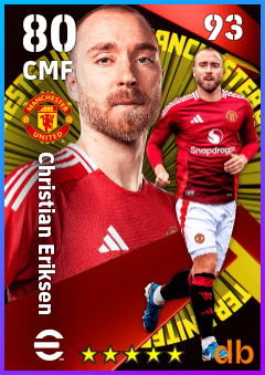 Christian Eriksen — CMF, OVR 80, MAX 93