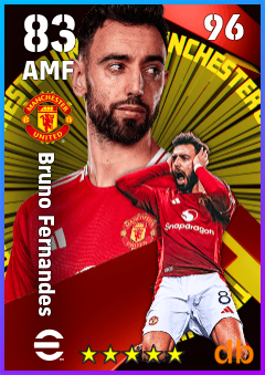 Bruno Fernandes eFootball player card