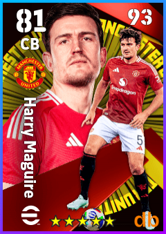Harry Maguire eFootball player card
