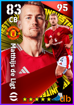 Matthijs de Ligt — CB, OVR 83, MAX 95