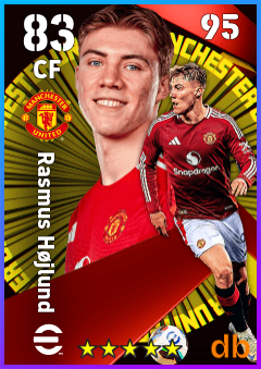 Rasmus Højlund eFootball player card