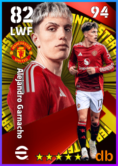 Alejandro Garnacho eFootball player card