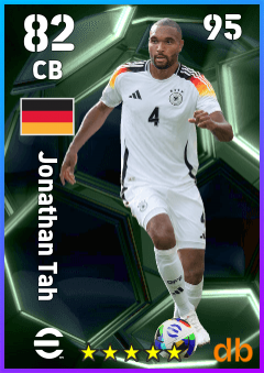 Jonathan Tah eFootball player card