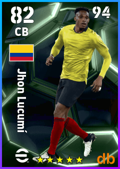 Jhon Lucumí — CB, OVR 82, MAX 94