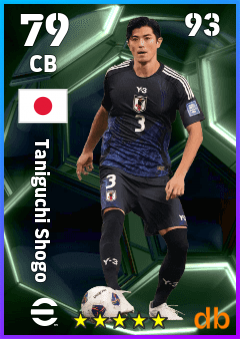 Taniguchi Shogo — CB, OVR 79, MAX 93