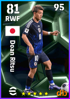 Doan Ritsu — RWF, OVR 81, MAX 95