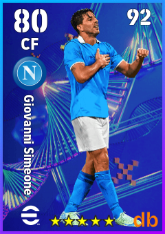 Giovanni Simeone — CF, OVR 80, MAX 92