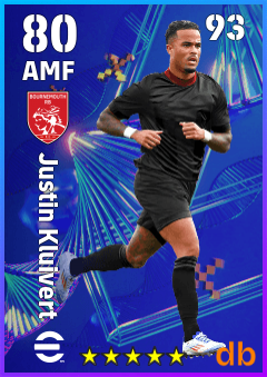Justin Kluivert — AMF, OVR 80, MAX 93