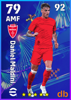 Daniel Maldini — AMF, OVR 79, MAX 92