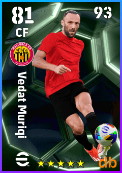 Vedat Muriqi — CF, OVR 81, MAX 93