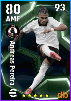 Andreas Pereira — AMF, OVR 80, MAX 93