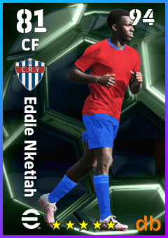Eddie Nketiah — CF, OVR 81, MAX 94