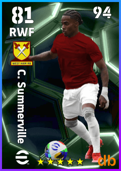 C. Summerville — RWF, OVR 81, MAX 94