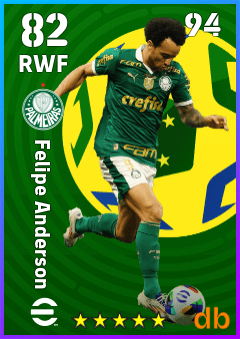 Felipe Anderson — RWF, OVR 82, MAX 94
