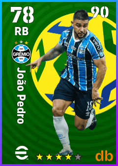 João Pedro — RB, OVR 78, MAX 90
