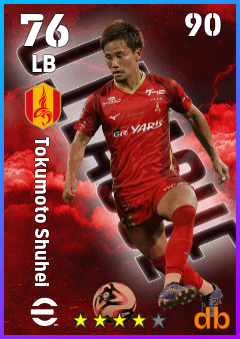 Tokumoto Shuhei — LB, OVR 76, MAX 90