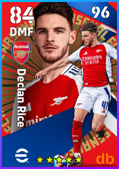 Declan Rice eFootball player card
