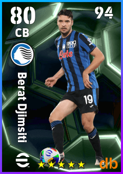Berat Djimsiti — CB, OVR 80, MAX 94