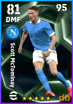 Scott McTominay — DMF, OVR 81, MAX 95