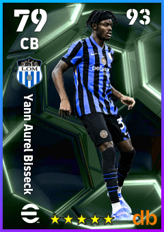 Yann Aurel Bisseck — CB, OVR 79, MAX 93