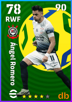 Ángel Romero — RWF, OVR 78, MAX 90
