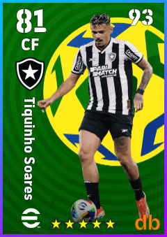 Tiquinho Soares — CF, OVR 81, MAX 93