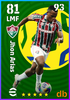 Jhon Arias eFootball player card