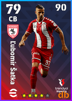 Ľubomír Šatka — CB, OVR 79, MAX 90