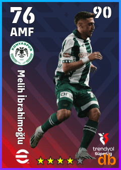 Melih İbrahimoğlu eFootball player card