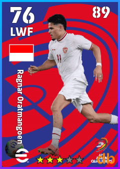 Ragnar Oratmangoen — LWF, OVR 76, MAX 89