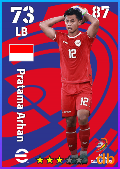Pratama Arhan eFootball player card