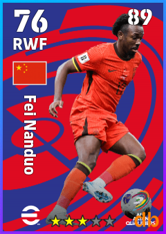 Fei Nanduo — RWF, OVR 76, MAX 89