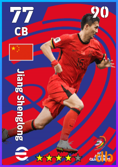 Jiang Shenglong — CB, OVR 77, MAX 90