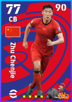 Zhu Chenjie — CB, OVR 77, MAX 90