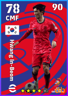 Hwang In-Beom eFootball player card