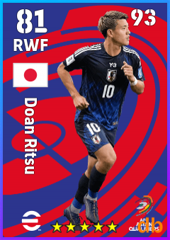 Doan Ritsu — RWF, OVR 81, MAX 93
