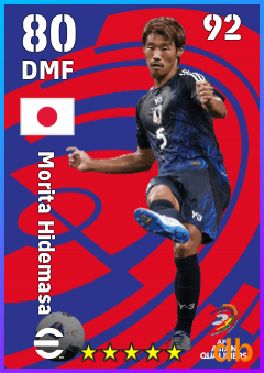 Morita Hidemasa — DMF, OVR 80, MAX 92