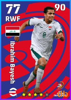 Ibrahim Bayesh — RWF, OVR 77, MAX 90
