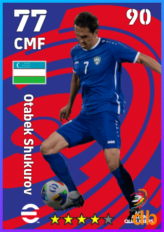 Otabek Shukurov — CMF, OVR 77, MAX 90