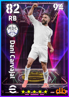 Dani Carvajal — RB, OVR 82, MAX 94