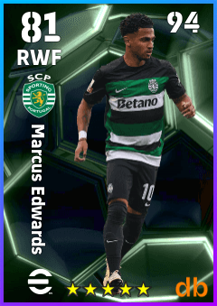 Marcus Edwards — RWF, OVR 81, MAX 94