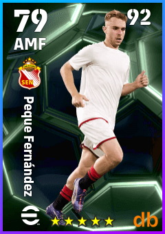 Peque Fernández — AMF, OVR 79, MAX 92