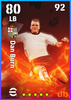 Dan Burn — LB, OVR 80, MAX 92