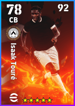 Isaak Touré — CB, OVR 78, MAX 92