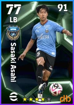 Sasaki Asahi eFootball player card