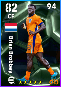 Brian Brobbey — CF, OVR 82, MAX 94